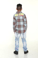 Load image into Gallery viewer, BANAN Kid's Premium Flannel Button Down Shirt
