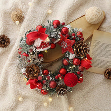 Load image into Gallery viewer, Lighted Christmas Wreath Door 15inches Decorations | NCS
