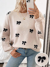 Load image into Gallery viewer, Winter Bowknot Casual Pullover Sweater | NCS
