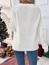 Load image into Gallery viewer, Bowknot Pattern Oversized Long-Sleeve Christmas Sweater | NCS
