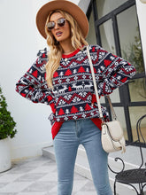 Load image into Gallery viewer, Womens Oversized Christmas Reindeer Sweater Size to XXXL | NCS

