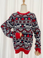Load image into Gallery viewer, Womens Oversized Christmas Reindeer Sweater Size to XXXL | NCS
