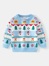 Load image into Gallery viewer, Children's Christmas Snowman Thick Knit Sweater | NCS
