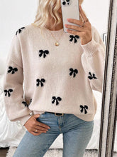 Load image into Gallery viewer, Winter Bowknot Casual Pullover Sweater | NCS
