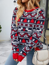 Load image into Gallery viewer, Womens Oversized Christmas Reindeer Sweater Size to XXXL | NCS
