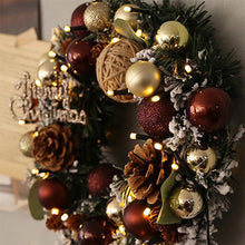 Load image into Gallery viewer, Lighted Christmas Wreath Door 15inches Decorations | NCS
