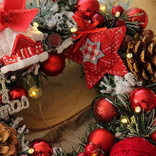 Load image into Gallery viewer, Lighted Christmas Wreath Door 15inches Decorations | NCS
