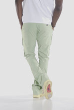 Load image into Gallery viewer, M1633 Colton 34” Stack Nylon/Spandex  Sweat Pants - Light Olive
