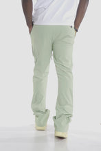 Load image into Gallery viewer, M1633 Colton 34” Stack Nylon/Spandex  Sweat Pants - Light Olive
