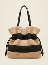 Load image into Gallery viewer, Crochet Woven Drawstring Shoulder Tote Bag

