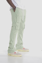 Load image into Gallery viewer, M1633 Colton 34” Stack Nylon/Spandex  Sweat Pants - Light Olive
