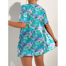 Load image into Gallery viewer, Printed High‑Waist Slimming Bikini Three‑Piece Set
