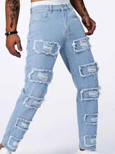 Load image into Gallery viewer, Distressed Slim Fit Jeans for Men
