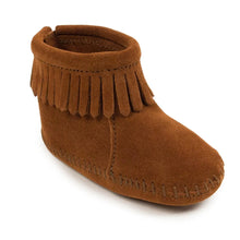 Load image into Gallery viewer, Minnetonka Velcro Back Flap Bootie - Infants Moccasins

