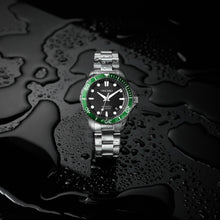 Load image into Gallery viewer, The Argo Automatic - Green/Silver
