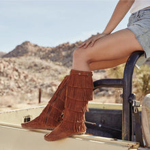 Load image into Gallery viewer, Minnetonka 5-Layer Fringe Boot - Womens Boots
