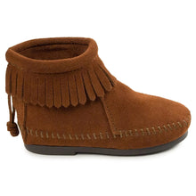 Load image into Gallery viewer, Minnetonka Back Zipper Hardsole Boot - Children's Boot
