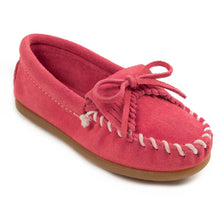 Load image into Gallery viewer, Minnetonka Kilty Hardsole Suede - Children's Moccasin
