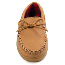 Load image into Gallery viewer, Minnetonka Moosehide Fleece Moc - Mens Slipper
