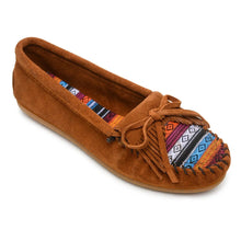 Load image into Gallery viewer, Minnetonka Arizona Kilty Suede Moc - Womens Moccasin
