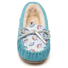 Load image into Gallery viewer, Minnetonka Cassie Suede - Children's Slipper
