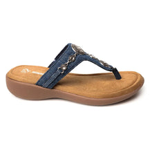 Load image into Gallery viewer, Minnetonka Brecca Denim - Womens Sandals
