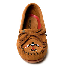 Load image into Gallery viewer, Minnetonka Thunderbird Animikii Hardsole Suede - Womens Moccasin
