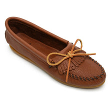 Load image into Gallery viewer, Minnetonka Deerskin Kilty Hardsole - Womens Moccasin
