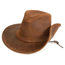 Load image into Gallery viewer, Minnetonka Aussie - Leather Australian Hat
