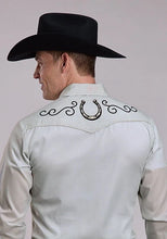 Load image into Gallery viewer, Roper 3268 Solid Broadcloth (Soft Grey) - Men's Western Shirt
