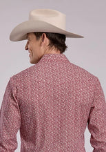 Load image into Gallery viewer, Roper 2896 Floral Print (Red) - Men's Western Shirt

