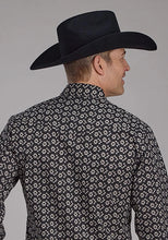 Load image into Gallery viewer, Roper 2286 Cream Floral (Black) - Men's Western Shirt
