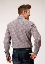 Load image into Gallery viewer, Roper 1888 Retro Print (Wine) - Men's Western Shirt
