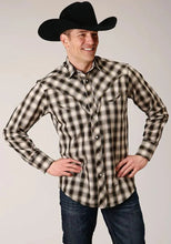 Load image into Gallery viewer, Roper Midnight Olive (Black) - Men's Western Shirt
