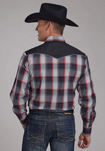 Load image into Gallery viewer, Roper 2109 Red Plaid (Black) - Men's Western Shirt
