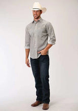 Load image into Gallery viewer, Roper 00251 Dark Ground (Grey) - Men's Western Shirt

