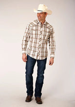 Load image into Gallery viewer, Roper 01633 Large Plaid (Brown) - Men's Western Shirt
