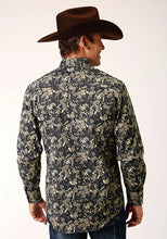 Load image into Gallery viewer, Roper 1720 Vintage Floral (Black) - Men's Western Shirt
