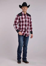 Load image into Gallery viewer, Roper 2901 Retro Contrast (Red) - Men's Western Shirt
