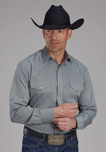 Load image into Gallery viewer, Roper 2112 Tone On Tone (Grey) - Men's Western Shirt
