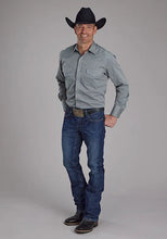 Load image into Gallery viewer, Roper 2112 Tone On Tone (Grey) - Men's Western Shirt
