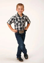 Load image into Gallery viewer, Roper Ghostly Gallop (White) - Boy's Western Shirt

