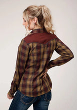 Load image into Gallery viewer, Roper 1205 Fancy Applique (Brown) - Women's Western Shirt
