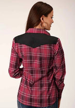 Load image into Gallery viewer, Roper 820 Fancy Yoke Plaid (Red) - Women's Western Shirt
