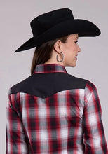 Load image into Gallery viewer, Roper 2901 Black Plaid (Red) - Women's Western Shirt
