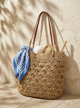 Load image into Gallery viewer, Crochet Woven Fan-Shape Shoulder Tote Bag

