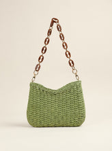 Load image into Gallery viewer, Colorful Woven Straw Shoulder Bag
