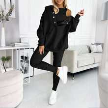 Load image into Gallery viewer, Women’s solid color three piece set
