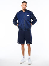 Load image into Gallery viewer, Piano Bomber Jacket-Maritime Blue

