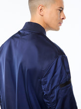Load image into Gallery viewer, Piano Bomber Jacket-Maritime Blue
